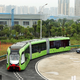 Image for article titled The world’s first self-driving “rail bus” is taking its inaugural journey in China without tracks